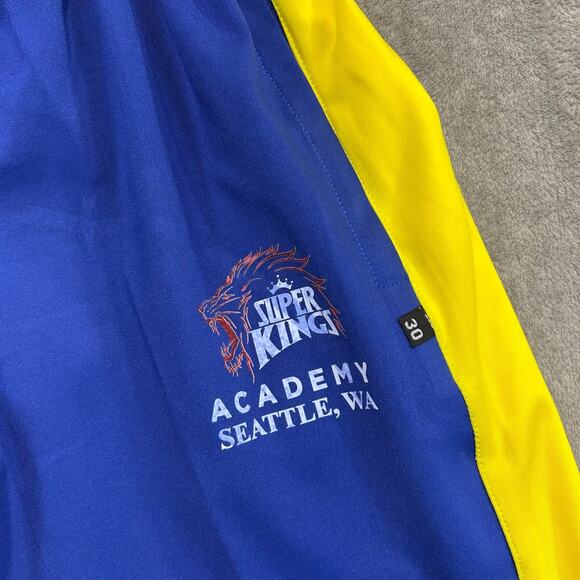 2 Pairs Kids Blue‎ & Yellow Cricket Pants ODI T20 Seattle Super Kings - Picture 12 of 14
